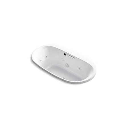 Kohler Underscore Oval 66" X 36" Heated Whirlpool Bath With Center Drain 5716-JH-0